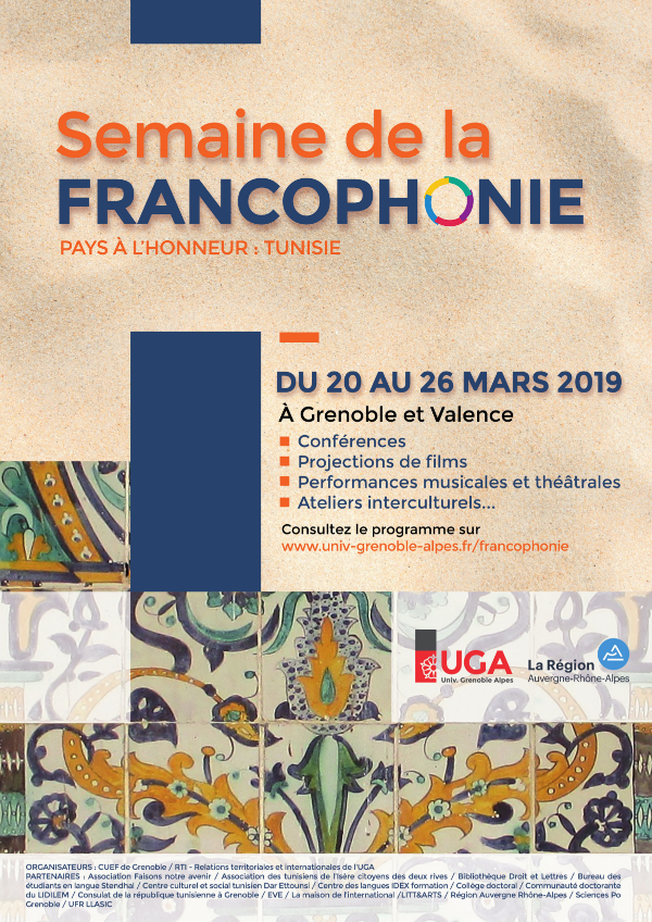 Affiche Semaine de la francophonie