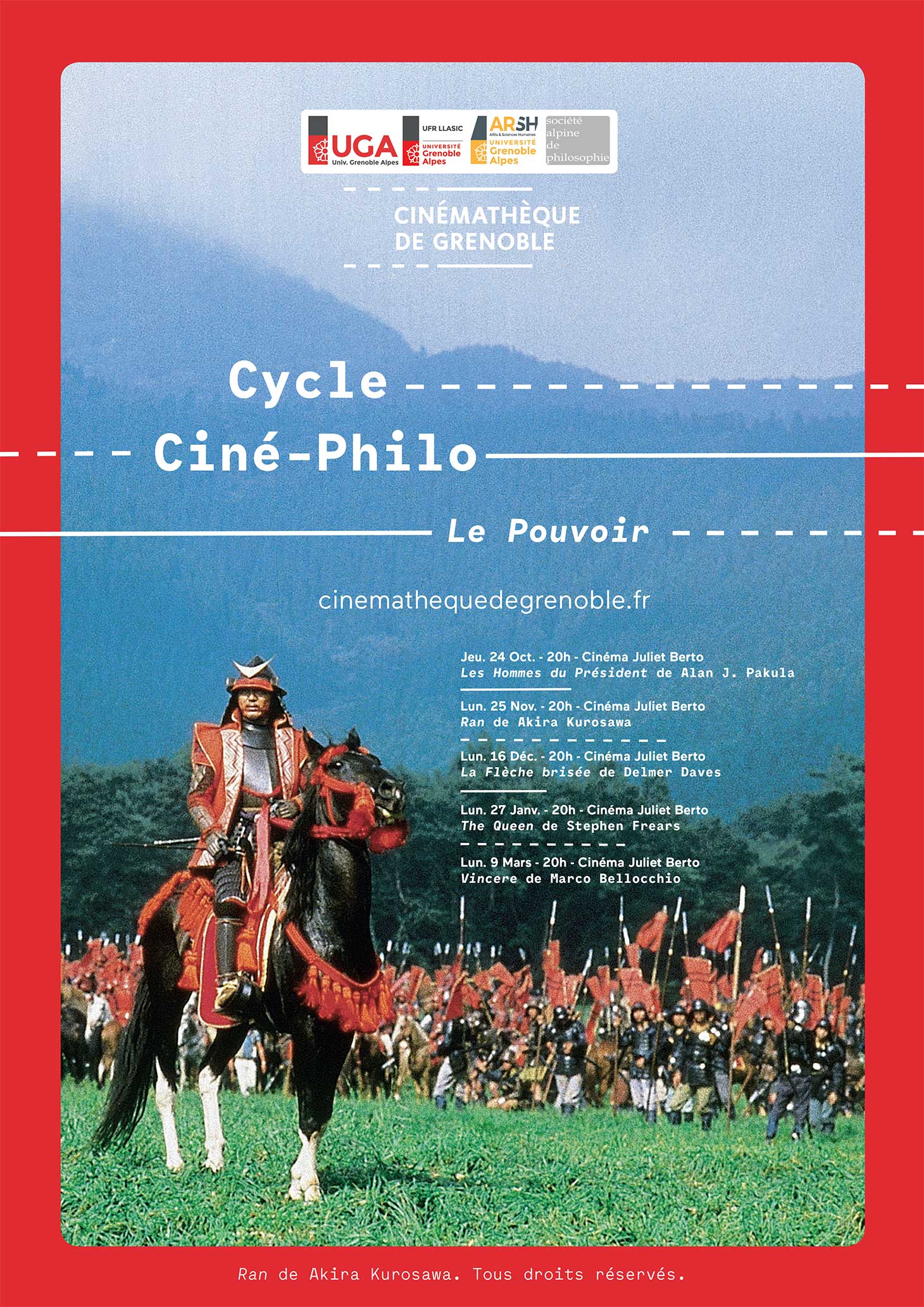 Affiche du cycle Ciné-Philo