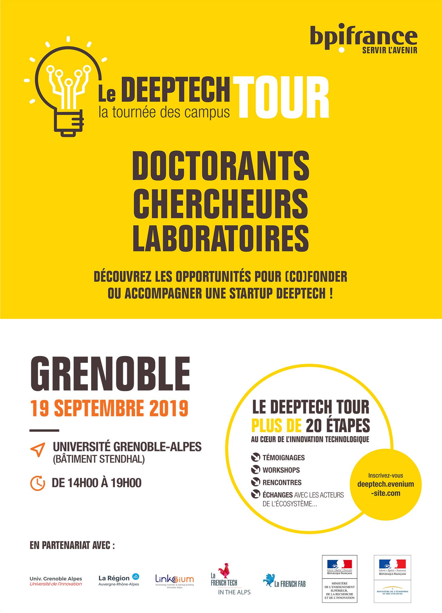 Affiche Deeptech Tour