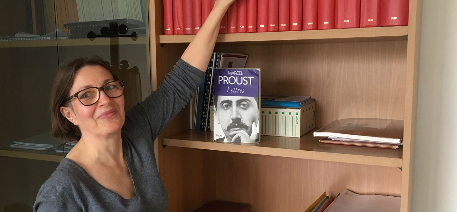 Françoise Leriche, professeure à l’Université Grenoble Alpes (UGA) et responsable scientifique du projet "Corr-Proust" Françoise Leriche, professeure à l’Université Grenoble Alpes (UGA) et responsable scientifique du projet "Corr-Proust"