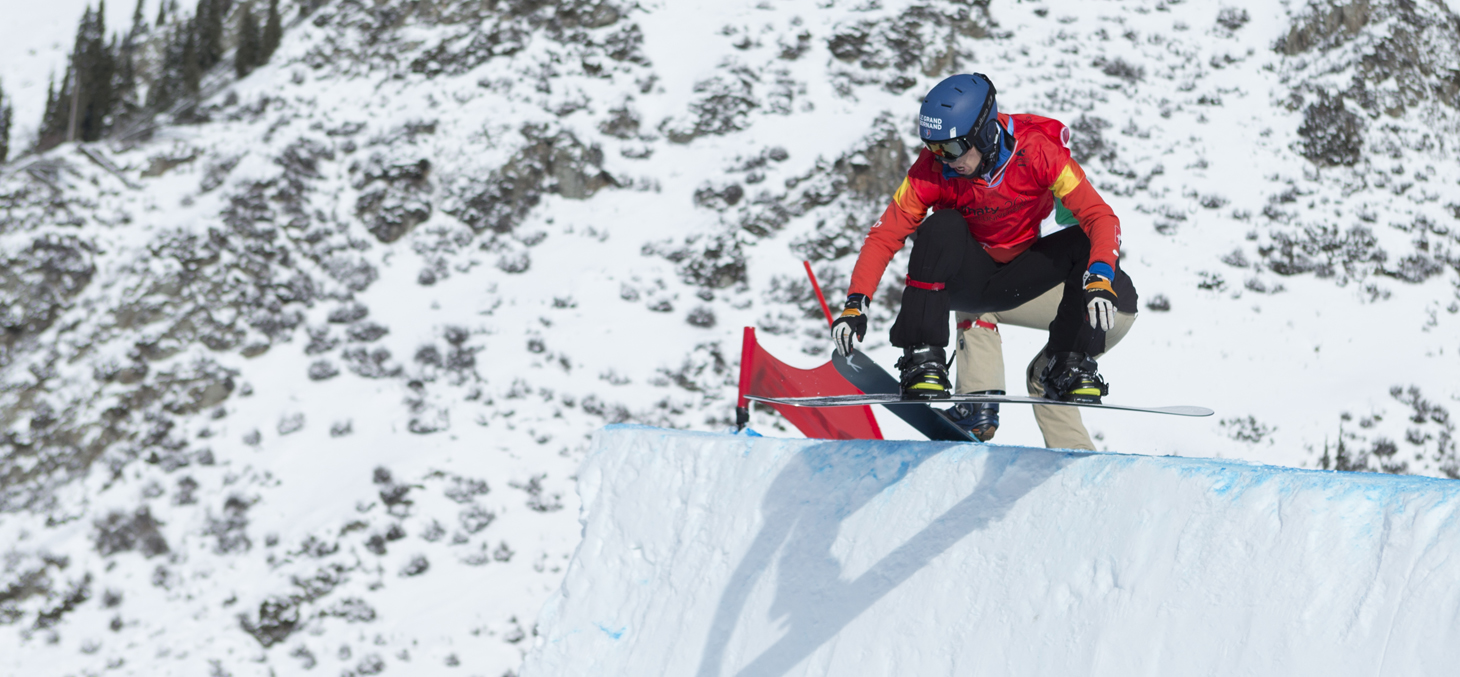 Léo Le Blé, médaille d'or en snowboardcross