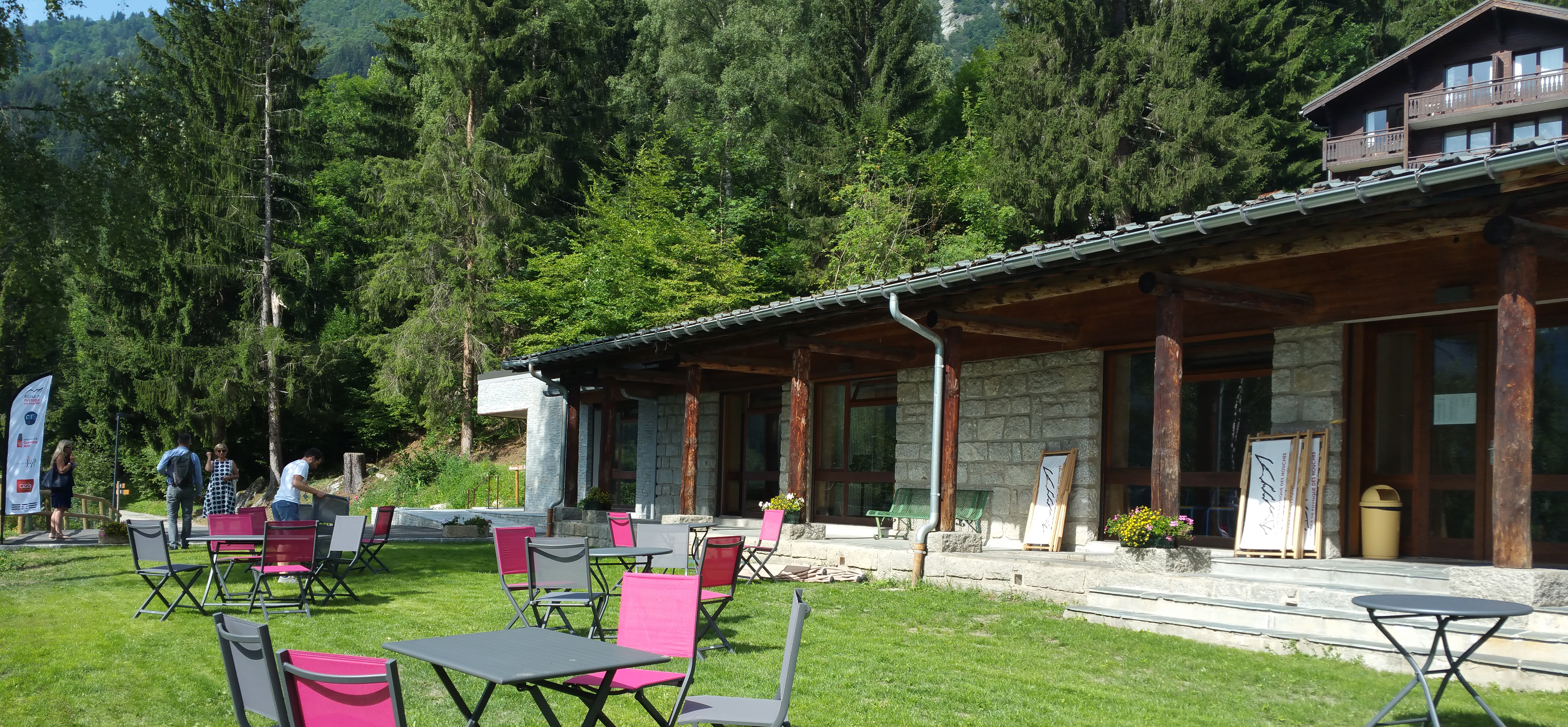 Le bâtiment de l'Ecole de physique des Houches rénové en 2017