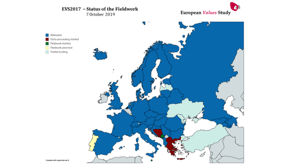 Carte des pays enquêtés