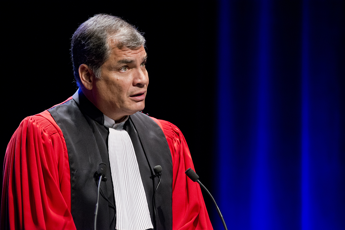 Réponse du récipiendaire Rafael Correa 