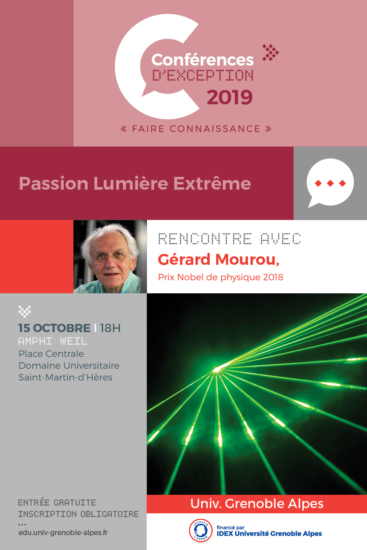 Conférence de gérard Mourou