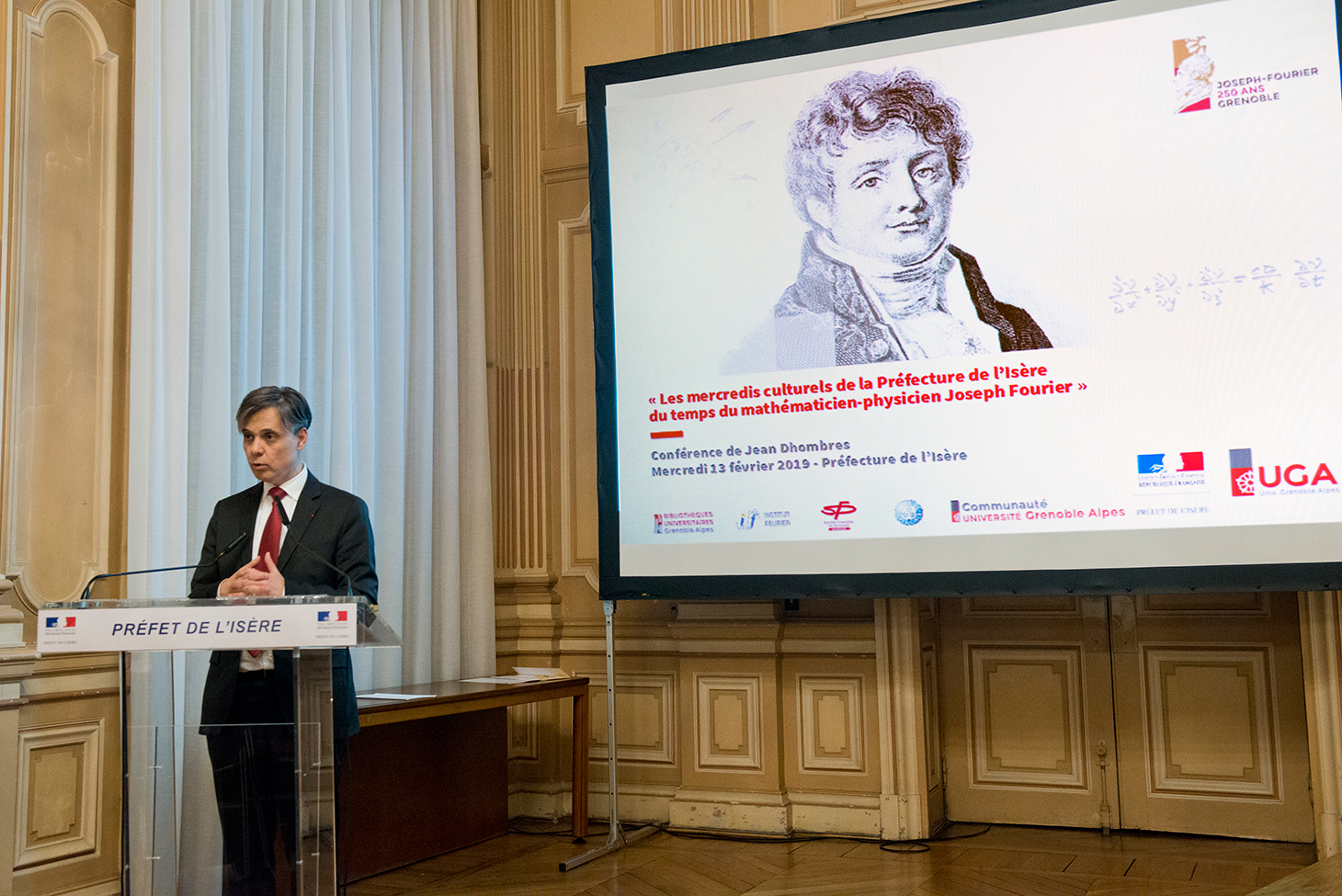 Célébration des 250 ans de Joseph Fourier : une conférence exceptionnelle à la Préfecture de l'Isère - Newsroom - Université Grenoble Alpes