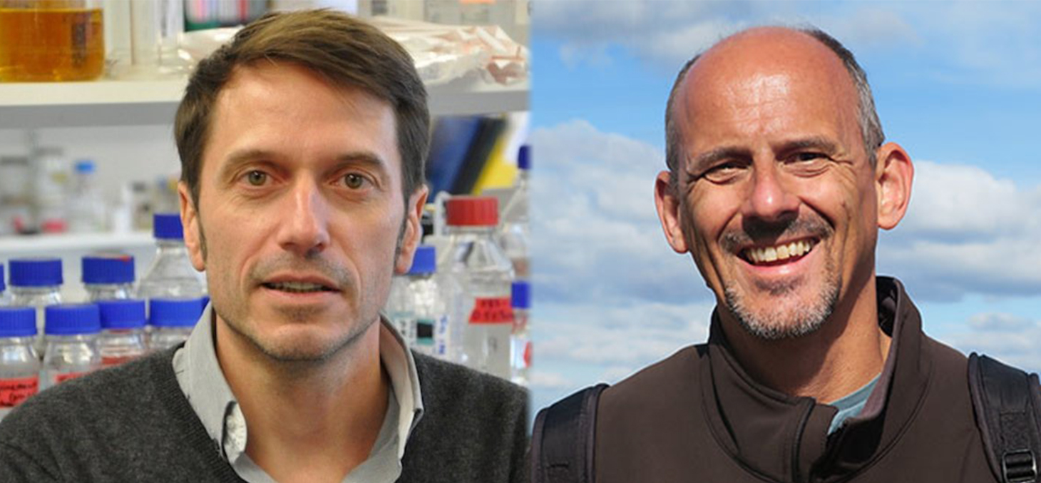 Frédéric Saudou et Peter van der Beek, enseignants-chercheurs UGA lauréats 2018 d'un ERC Advanced Grant 