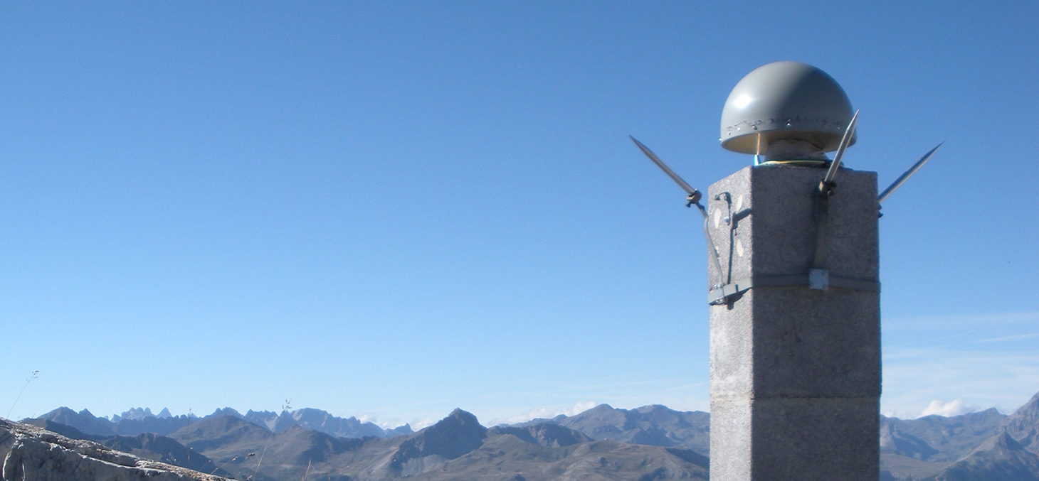 Mesures GPS de la déformation des Alpes