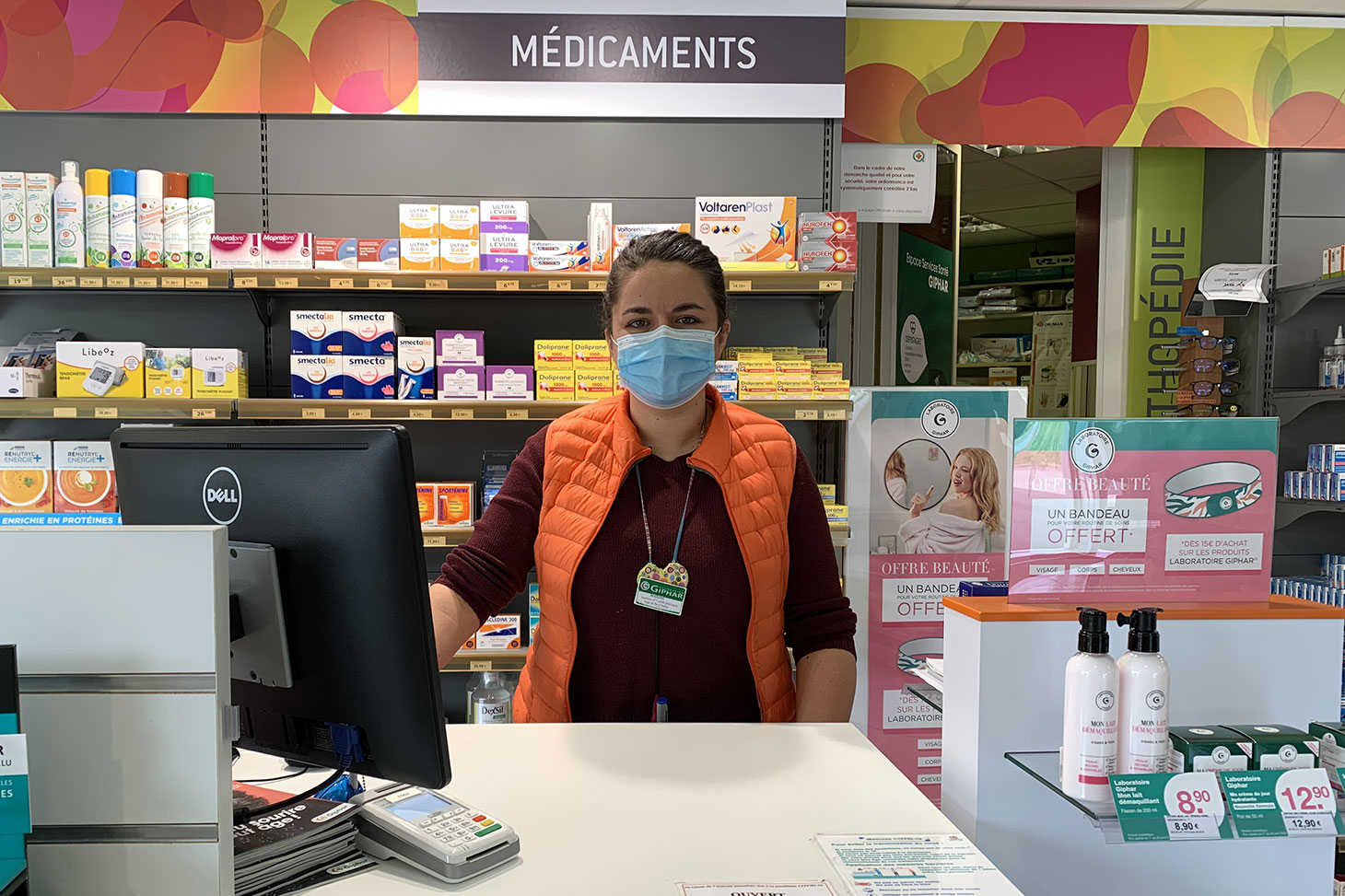 Marine Trarieux, étudiante en 6e année de pharmacie, en première ligne dans la lutte contre le Covid-19