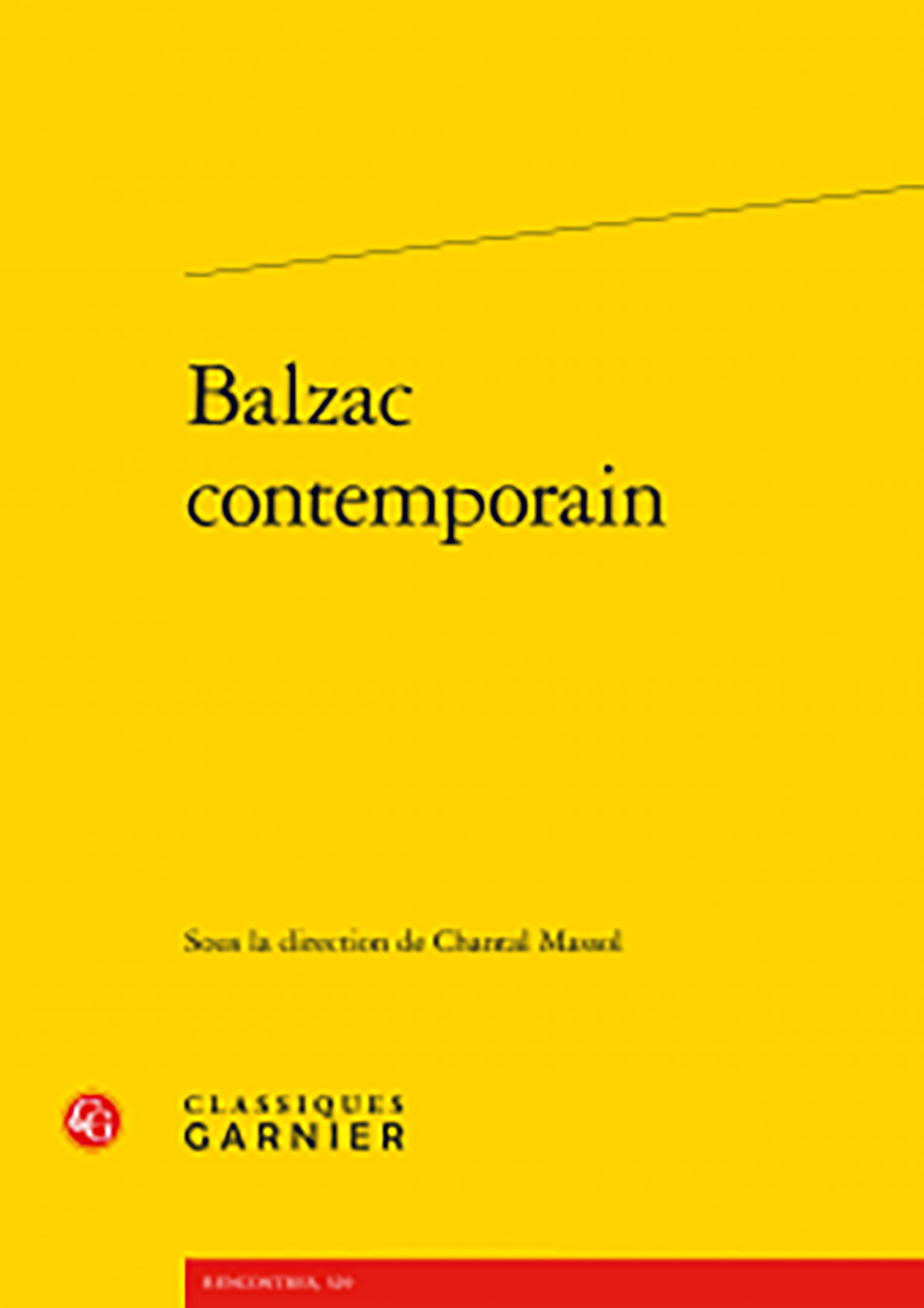 couverture de Balzac contemporain sous la direction de Chantal Massol