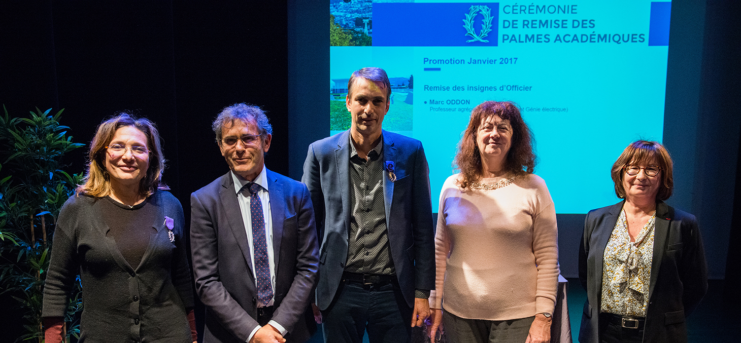 Remise des Palmes académiques à la promotion Janvier 2017