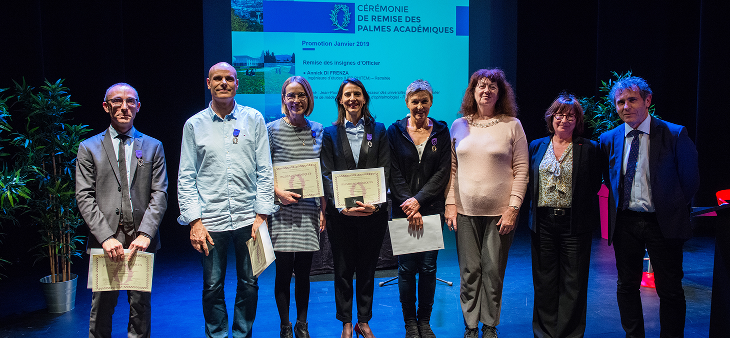 Remise des Palmes académiques à la promotion Janvier 2019 Remise des Palmes académiques à la promotion Janvier 2019