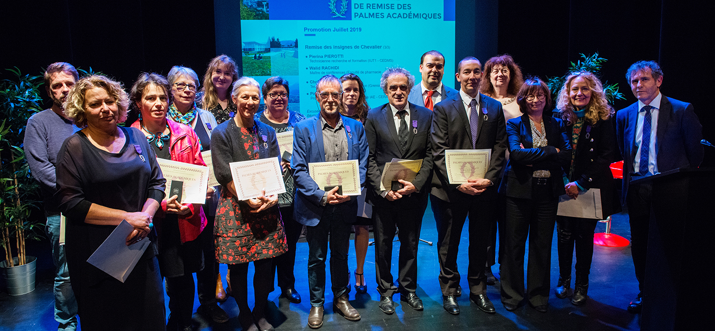 Remise des Palmes académiques à la promotion Juillet 2019