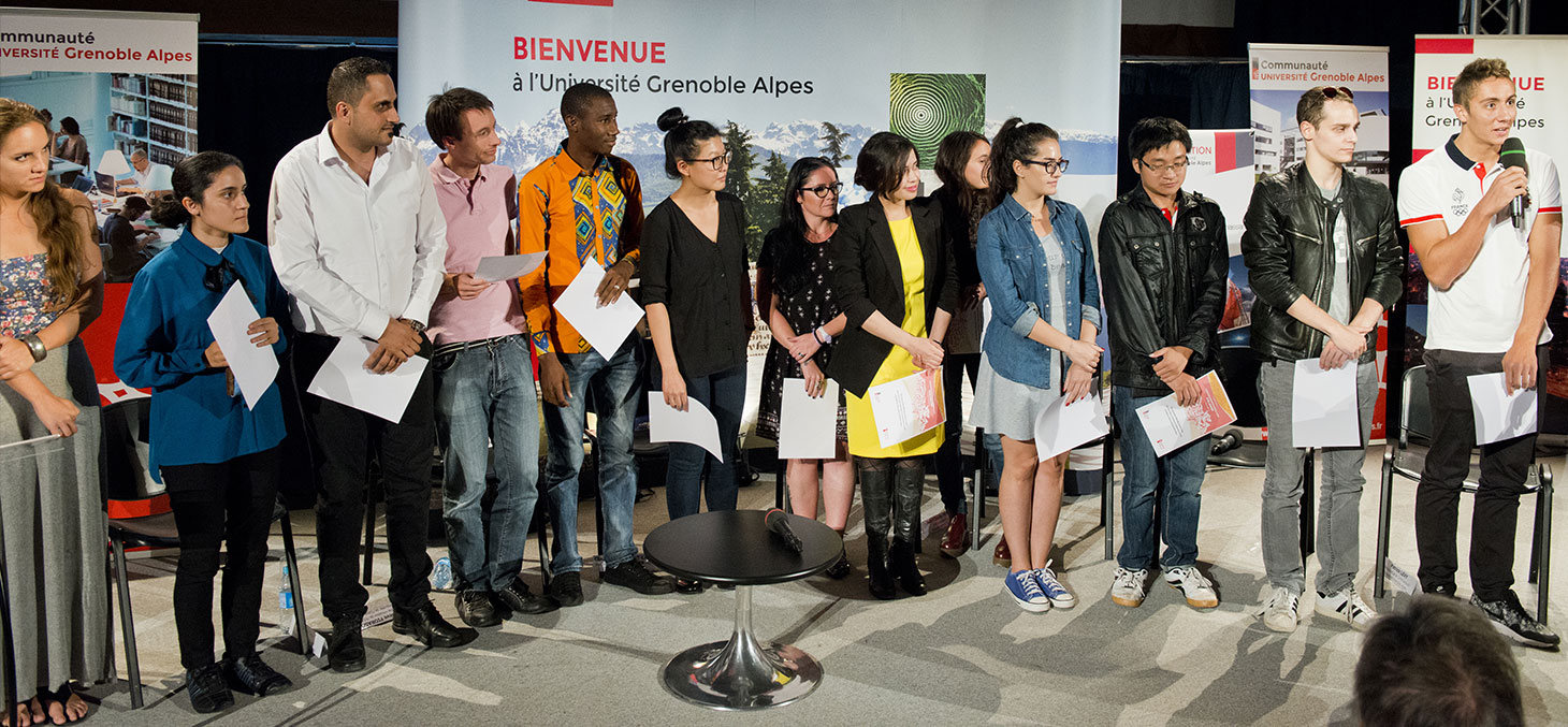 Les étudiants boursiers de la Fondation Université Grenoble Alpes