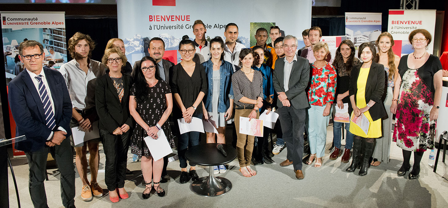 Les étudiants boursiers de la Fondation Université Grenoble Alpes 