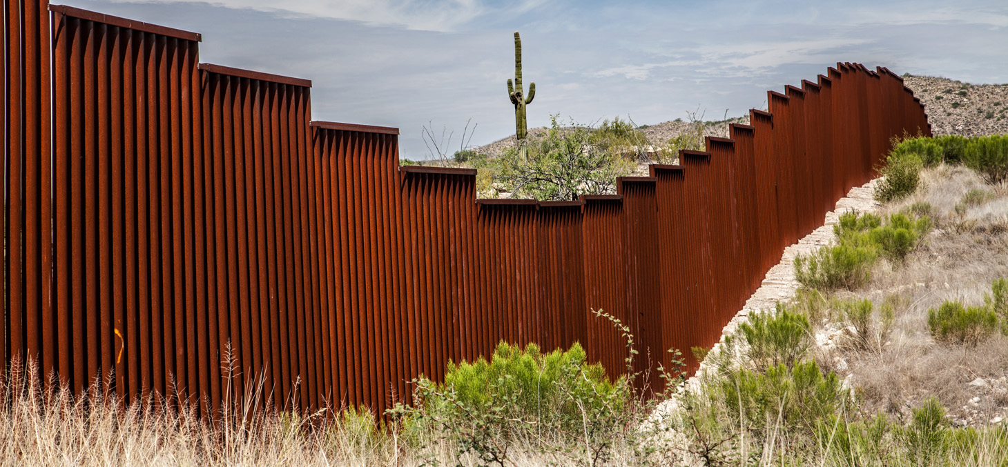 La frontière entre les Etats-Unis et le Mexique