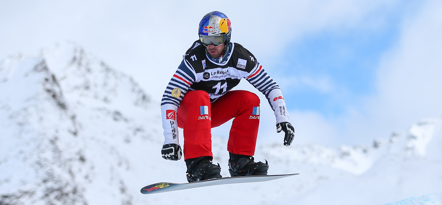 Pierre Vaultier champion olympique en titre de snowboard cross© Laurent Salino - Agence Zoom