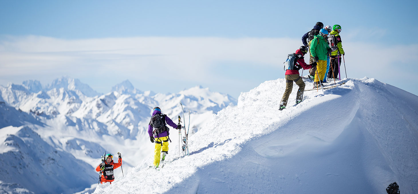 Compétition de ski et de snowboard © Valais Wallis